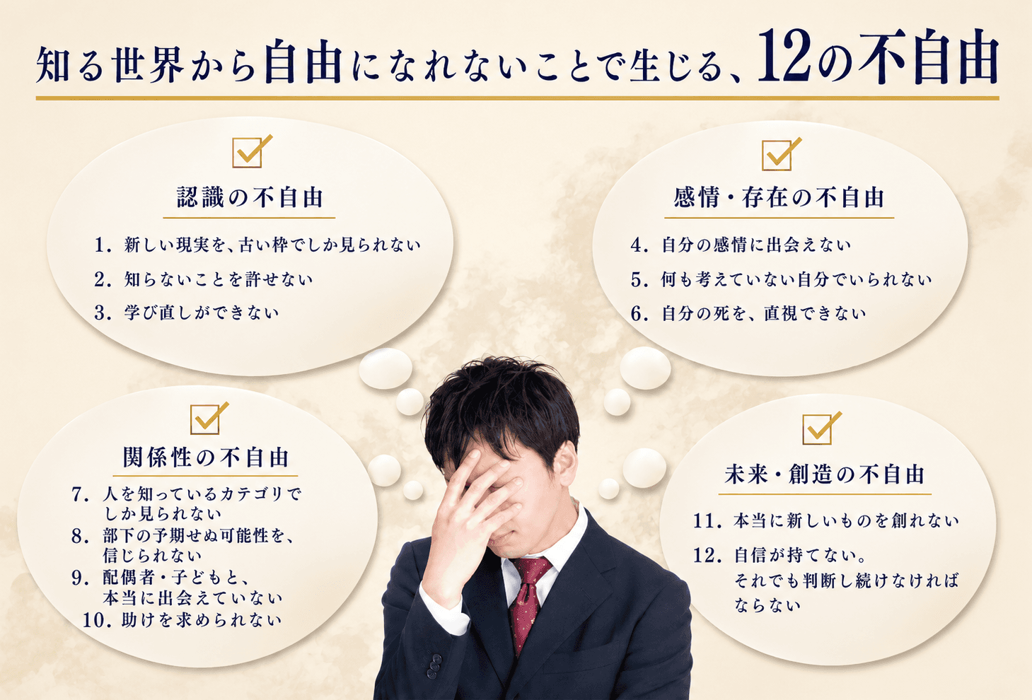 知る世界から自由になれないことで生じる、12の不自由